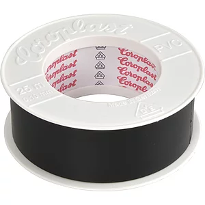 COROPLAST Isolierband 0,10x30mmx25m schwarz