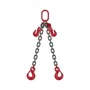 Kettengehänge 2-Strang kürzbar Länge 3 m Tragkraft 4250 kg inkl. Prüfzeugnis