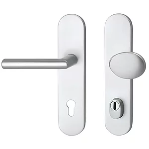 SH-Wechselgarnitur GEHRUNG - auf LS PZ88, mit Kernziehschutz, silber, RC2