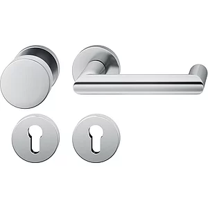 FSB Objekt Wechselgarnitur 72 1016 AGL auf Rosette PZ, rechts, Edelstahl matt