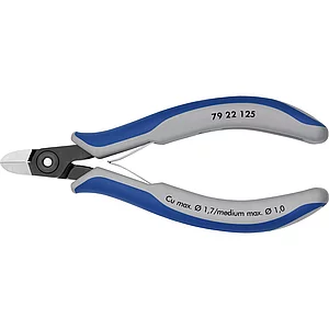 KNIPEX Präzisions-Elektronik-Seitenschneider 7922 DIN 9654 rund, L=125 mm