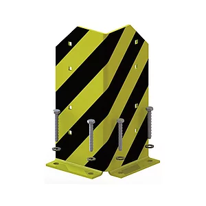 META Rammschutzecke schwarz/gelb Höhe 400 mm