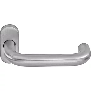 OGRO Drückerlochteil PREMIUM 8100/6621 - mit Rosette, Edelstahl matt