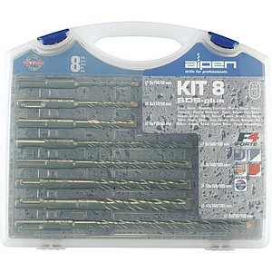 ALPEN HM-Hammerbohrer-Satz SDS-Plus-F4 Bohrer ø 5-12 mm 8-teilig