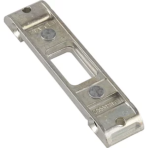 KFV Schließteil f. Bolzenverrieg. zu AS2300 Falz 4mm, Stulp 20mm,verzinkt silber