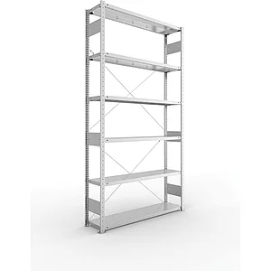 META Steck-Grundregal 2500 x 1300 x 300 mm 6 Fachböden 230 kg