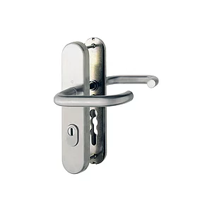 SH-Drückergarnitur PARIS-auf LS PZ88, 37-47, SST, mit Kzs., Edelstahl