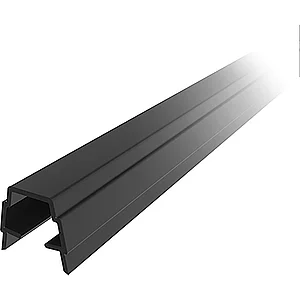 FATH Abdeck- und Einfassprofil schwarz 2000 mm Nut 6