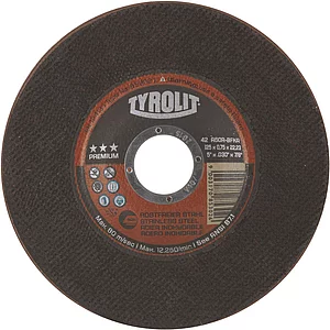 TYROLIT Trennscheibe gekröpft Premium*** 115x0.75mm Inox Neue Generation Form42