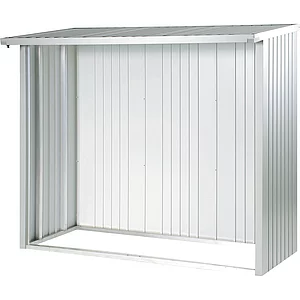 BIOHORT Rückwand zu WoodStock 230 silber-metallic