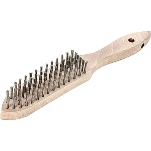 LESSMANN Hand-Drahtbürste 6-reihig Stahldraht