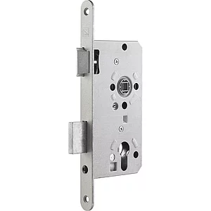 SAG Einstemmschloss 1 7464WO PZW,DM 55,Stulp 235x18x3mm,links, silber lackiert