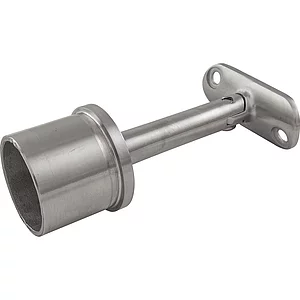 ECONOMY Rohrstütze verstellbar, Rohr ø 42,4 x 2,0 mm,Edelstahl geschliffen V2A