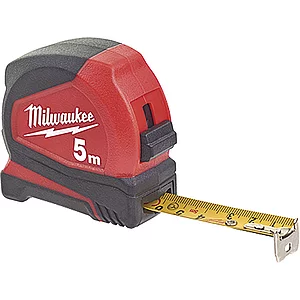 MILWAUKEE Rollbandmaß 5 m x 25 mm EG-Prüfzeichen Genauigkeit II