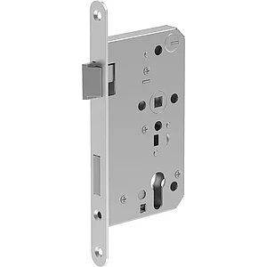 ECO Einstemmschloss GBS 81 PZW, links, Dorn 65, Rundstulp 24 mm, Edelstahl