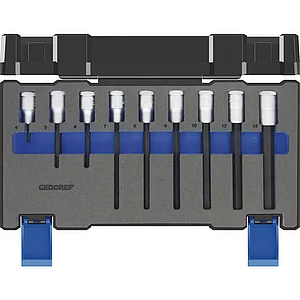 GEDORE Schraubendreher-Einsatz-Satz lang IN19-009 1/2"vierkant 9-teilig