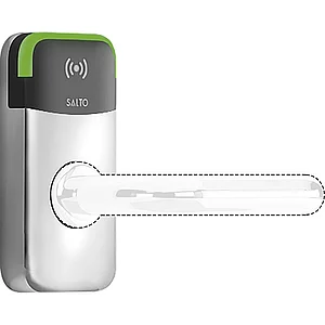 SALTO Abdeckplatte XS4 Mini Metall Edelstahl poliert