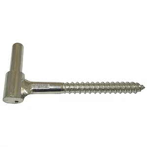 Einschraubkegel 12 mm, Edelstahl-Effekt