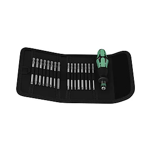 WERA Bit-Satz Kraftform Kompakt 60 inTasche 17-teilig