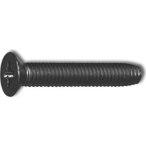 DIN7500M M 4x10 Pozidriv 2 verzinkt schwarz gewindefurchende Senkschraube