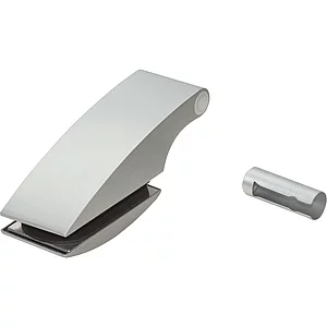 DORMA-Glas Türband Flügelteil Studio Arcos 24.236, Glas 10 mm, silber eloxiert