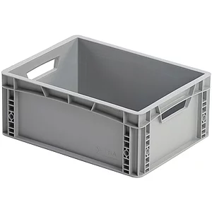 Eurokasten in grau geschlossen 400 x 300 x 170 mm