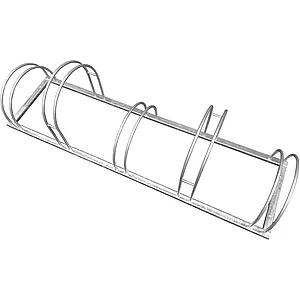 Fahrradständer beidseitig 5 Einstellplätze frei aufstellbar