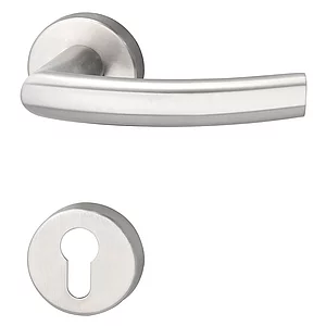 MARCHESI Drückergarnitur RIGA - auf Rosette PZ, 38 - 45, Edelstahl matt