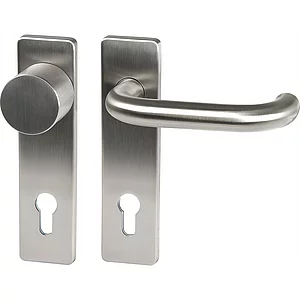 FH-Wechselgarnitur GEOS 1754/D52K FH m. Kurzschild PZ88, Edelstahl matt