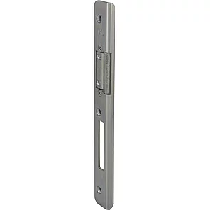 GU Schließblech verdeckt m. Austauschstück, Y = 15 mm, Stahl dekorsilber, links