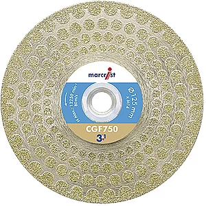 MARCRIST Diamant Trenn-Schleifscheibe CGF750 125 mm 3in1
