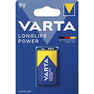 VARTA Batterie Longlife Power 6LR61 9 Volt 1 Stück