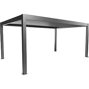 BIOHORT Pergola Gr. 5,5 x 3,5 quarzgrau