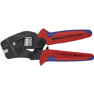 KNIPEX Crimpzange selbsteinstellend Fronteinführung 0,08-16 mm², L=190 mm