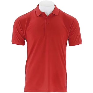 FRUIT OF THE LOOM Polo-Shirt Piqué Type F502 rot M