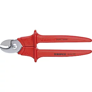 KNIPEX Kabelschere VDE 9506 für Kabel 16 mm/50 mm², KS-Griff isoliert, L=230 mm
