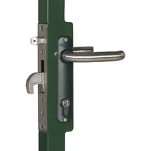 Rohrrahmenschloss H-Metall-WB für Einschweißkasten, DM 35, PZ 92,eckig,Edelstahl