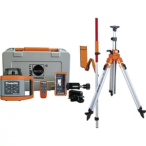 NEDO Rotationslaser-Set Sirius 1 HV mit Fernbedienung und Empfänger IP65