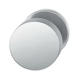 FSB Türknopf 23 0829 ASL fest auf Rosette, Edelstahl matt