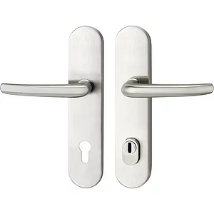 SH-Drückergarnitur BRÜNN-auf Schild PZ92, mit Kzs.,, RC3