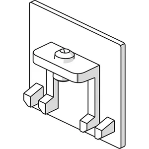 HAWA-Junior 100 Holz Abdeckkappe Winkelprofil verchromt matt