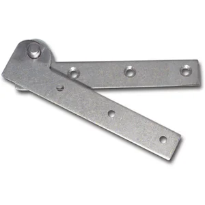 Tapetentürband 130 mm, Stahl blank