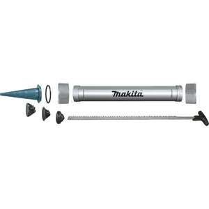 MAKITA Beutelhalterohr Aluminium Länge 530 mm für Schlauchbeutel 600 ml