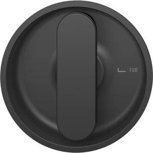 FSB Schiebetürmuschel 42 4264 rund, Aluminium schwarz matt