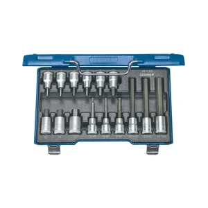 GEDORE Schraubendreher-Einsatz-Satz IN19LKM 1/2"vierkant 15-teilig