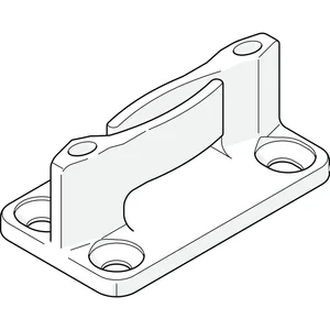 HAWA Junior 160/250 Bodenführung spielfrei Holz Kunststoff schwarz