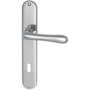 MARCHESI Drückergarnitur ELEGANT 22 - auf Schild BB 90, Messing verchromt