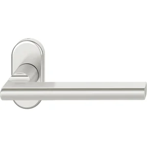 FSB Rahmentürdrücker 09 1035 Hochhaltefeder B ovale Rosette Aluminium silber