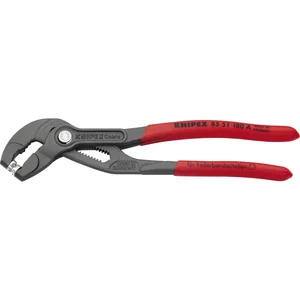 KNIPEX Federbandschellen-Zange 8551180A, bis 50 mm, 15 Positionen, L=180 mm