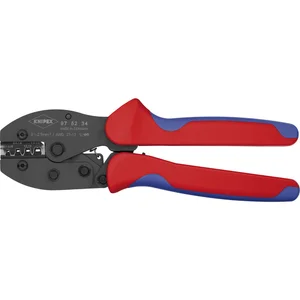KNIPEX Crimpzange PreciForce® unisolierte, offene Steckverbinder 0,1-2,5 mm²